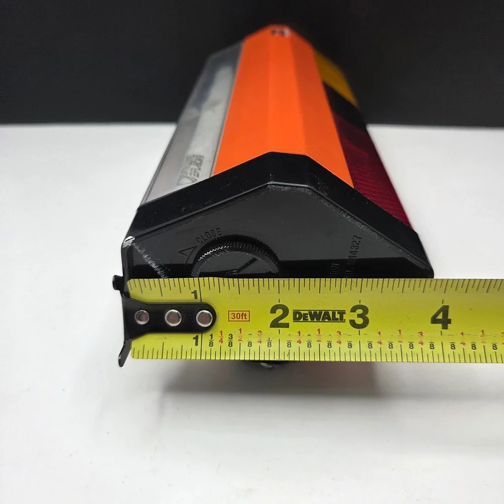 Vintage Sears Emergency Lantern Multi-Function 12V Fluorescent Orange Blinker
